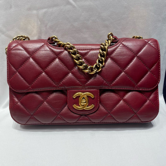 Chanel - 2.55 - Leather - Red - (mini)