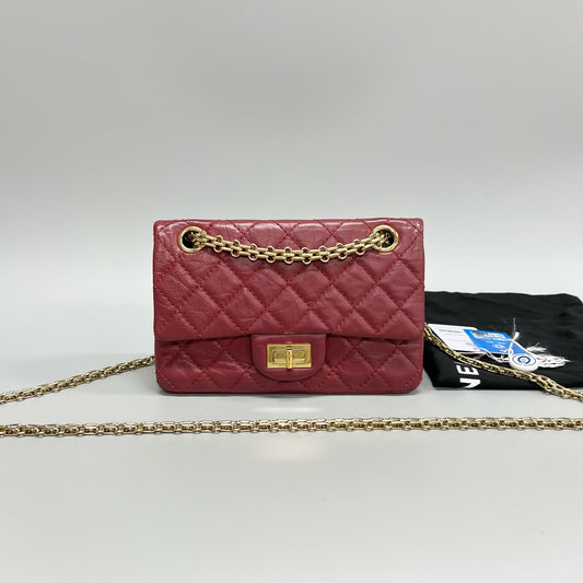 Chanel - 2.55 - Leather - Red - (mini)