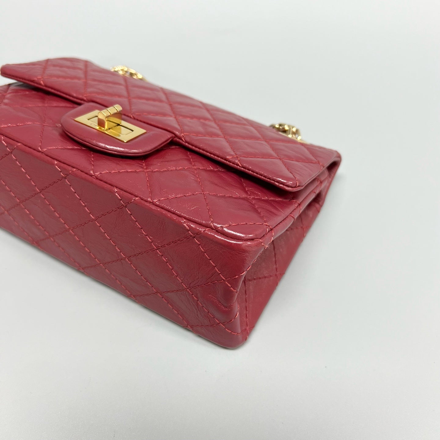 Chanel - 2.55 - Leather - Red - (mini)