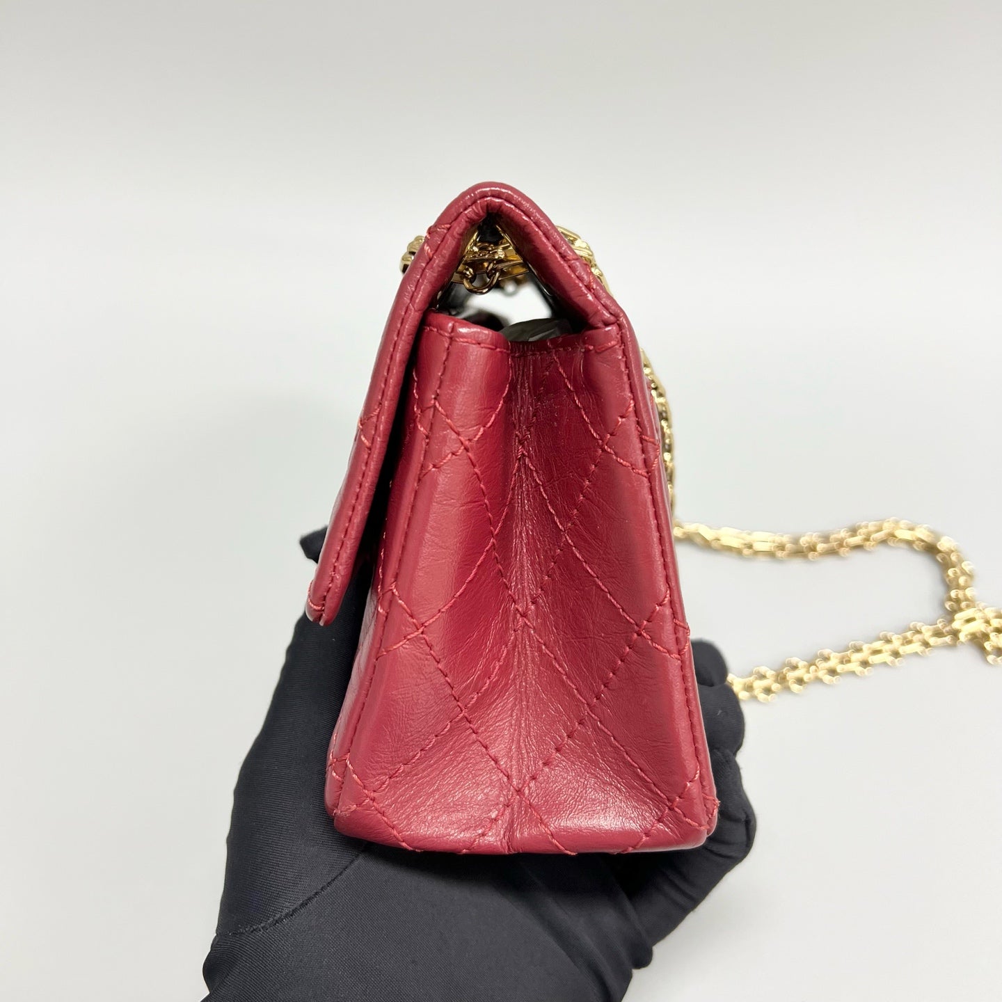 Chanel - 2.55 - Leather - Red - (mini)