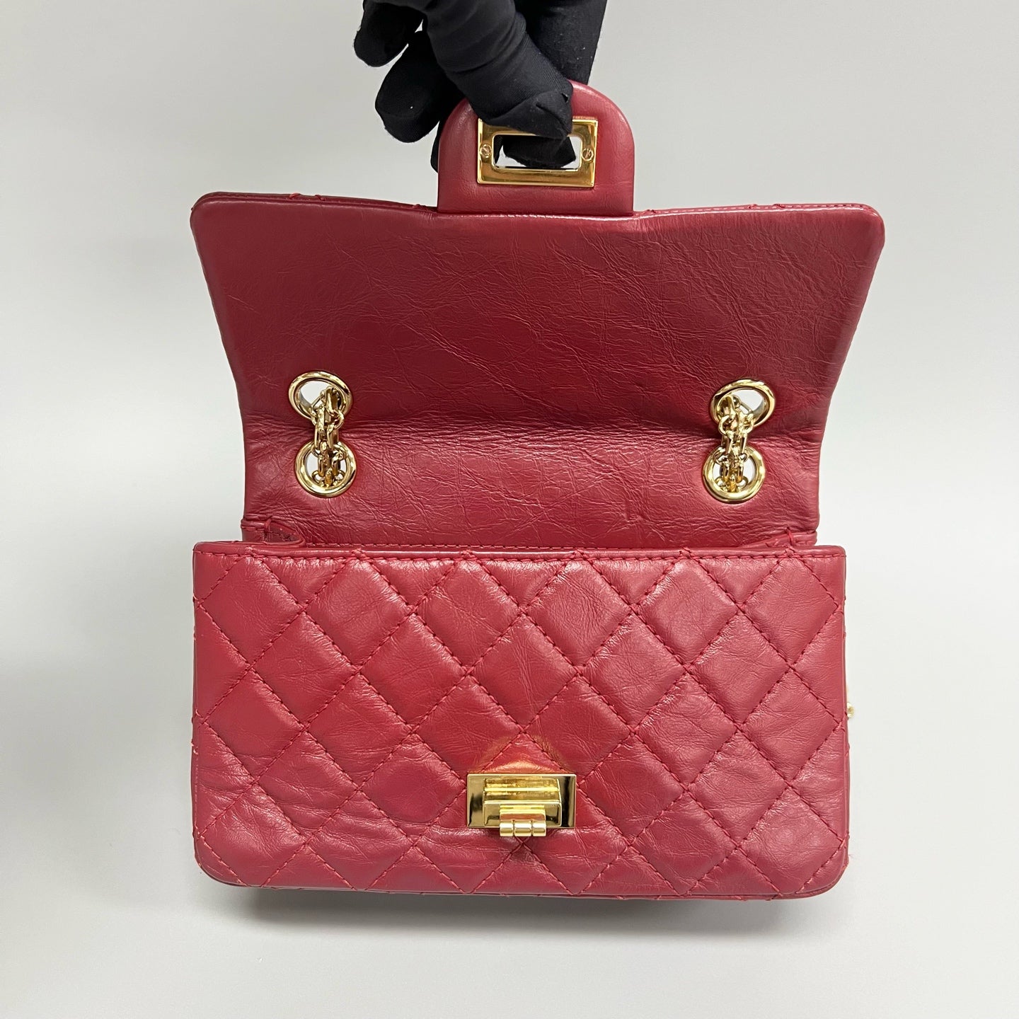 Chanel - 2.55 - Leather - Red - (mini)