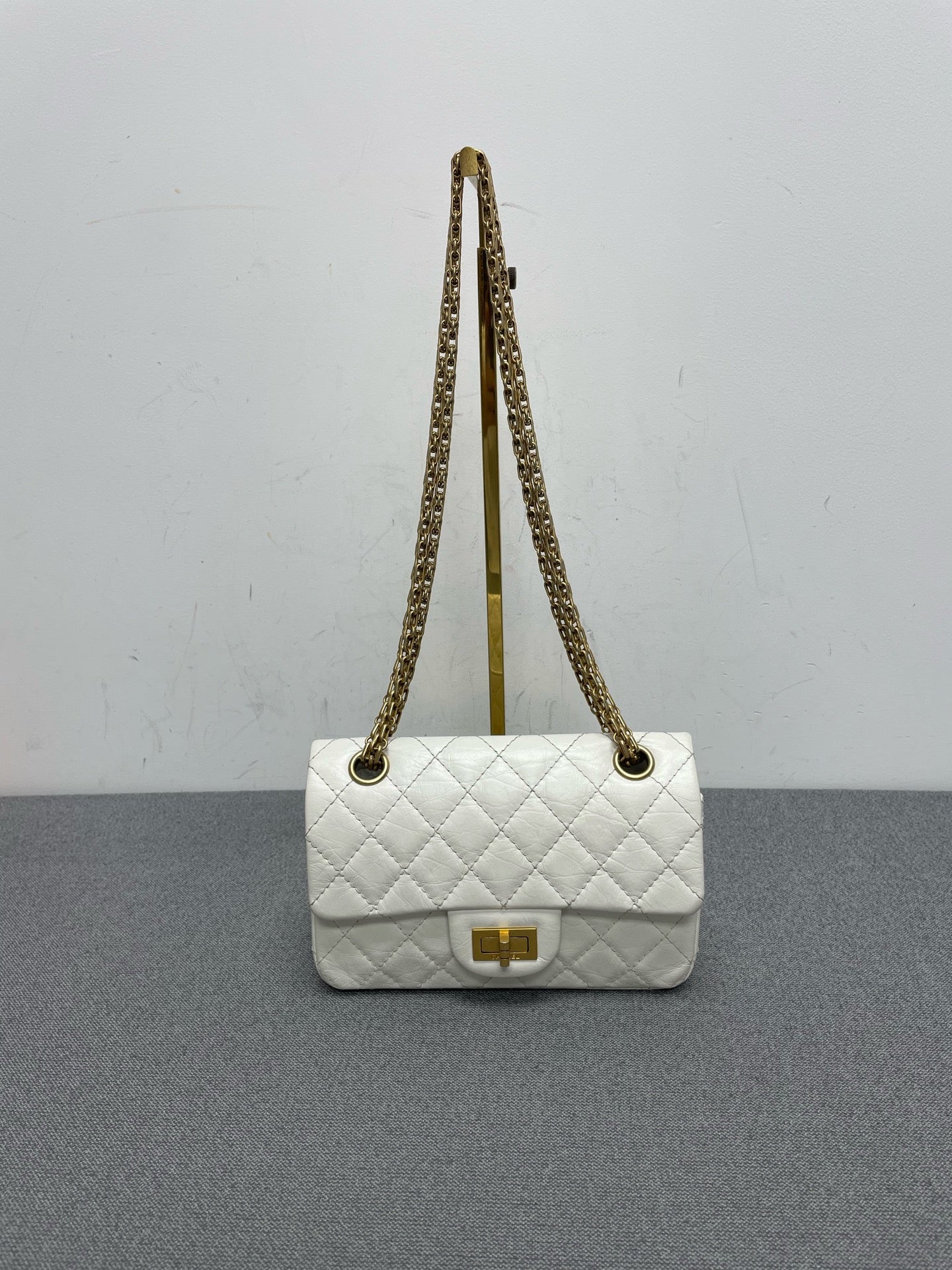 Chanel - 2.55 - Leather - White - (mini)