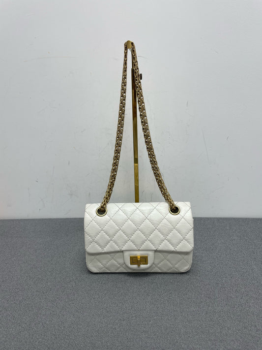 Chanel - 2.55 - Leather - White - (mini)
