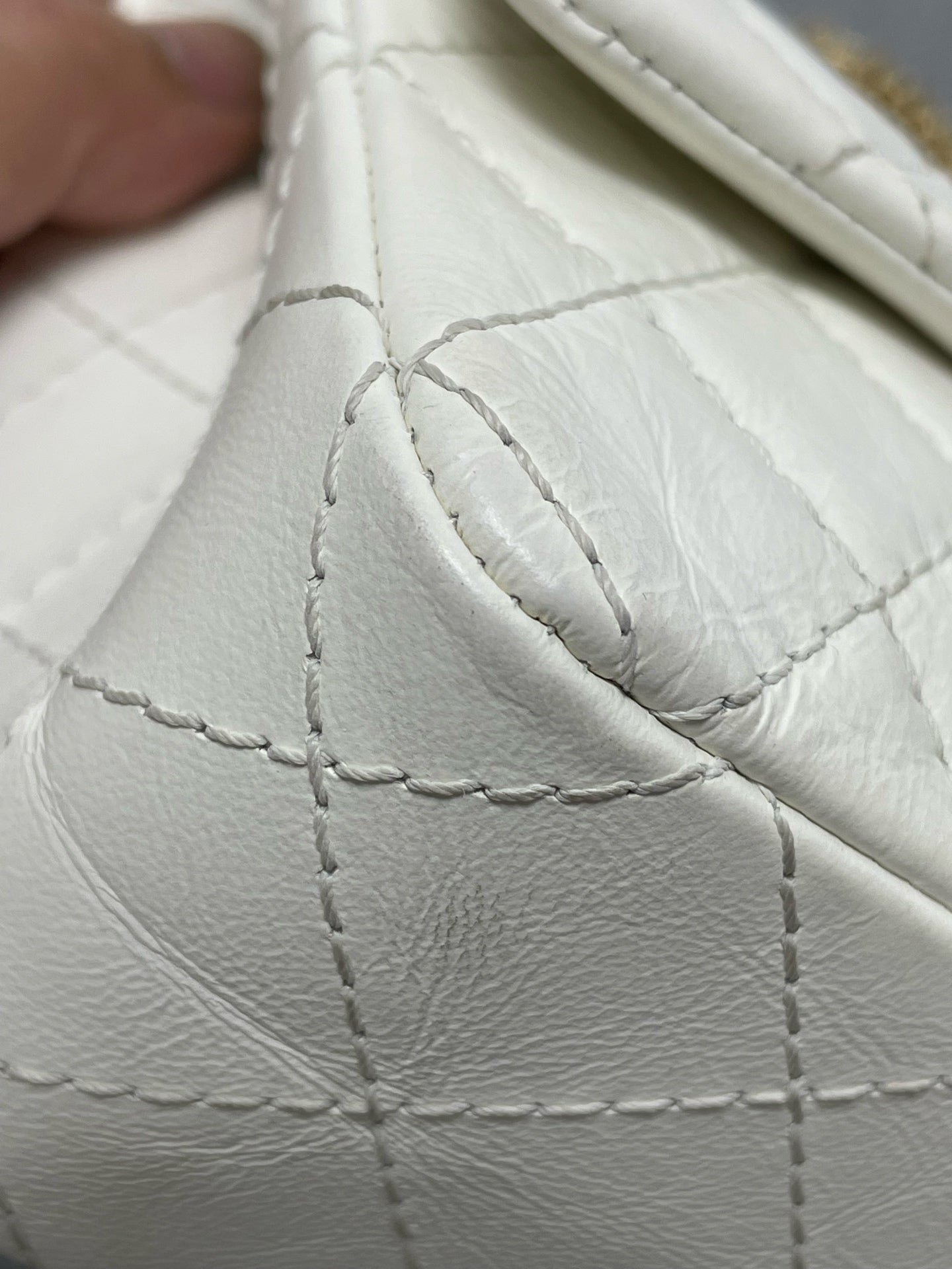 Chanel - 2.55 - Leather - White - (mini)