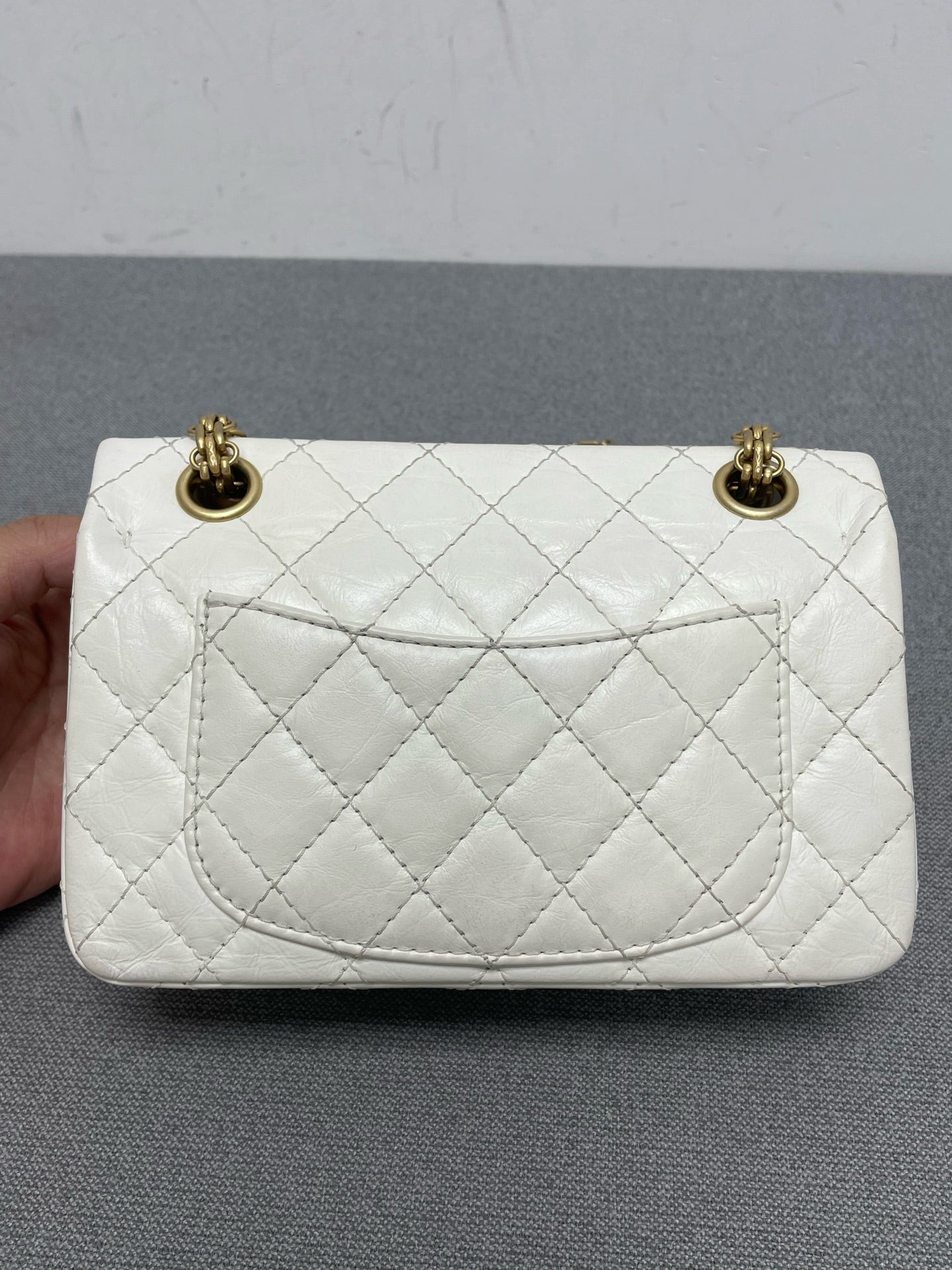 Chanel - 2.55 - Leather - White - (mini)