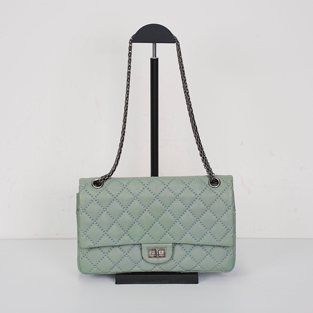 Chanel - 2.55 Medium - Leather - Green - (Medium)