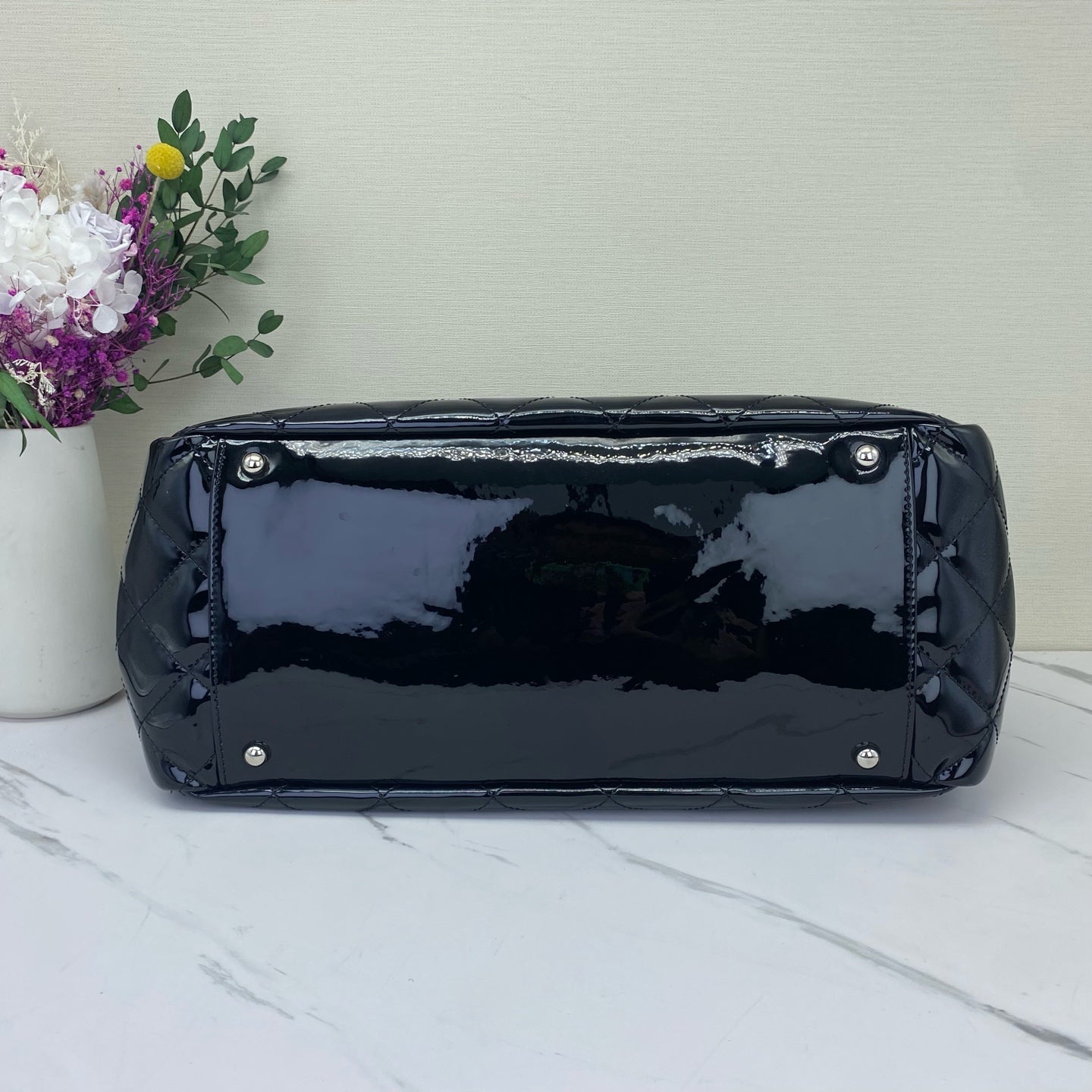 Chanel - 2.55 - Patent leather - Black - (medium)
