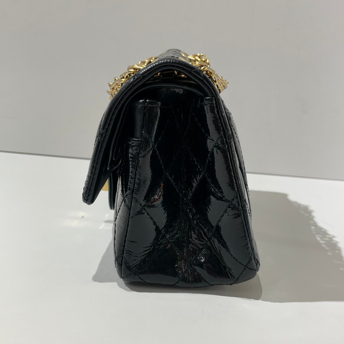 Chanel - 2.55 - Patent leather - Black - (mini)