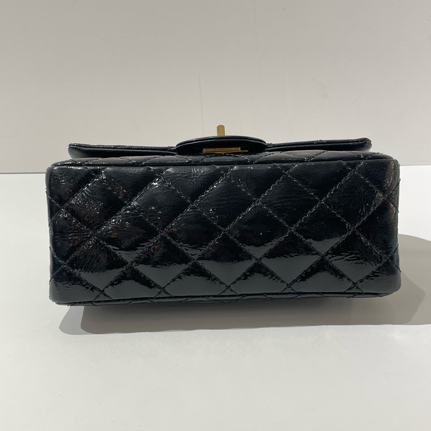 Chanel - 2.55 - Patent leather - Black - (mini)