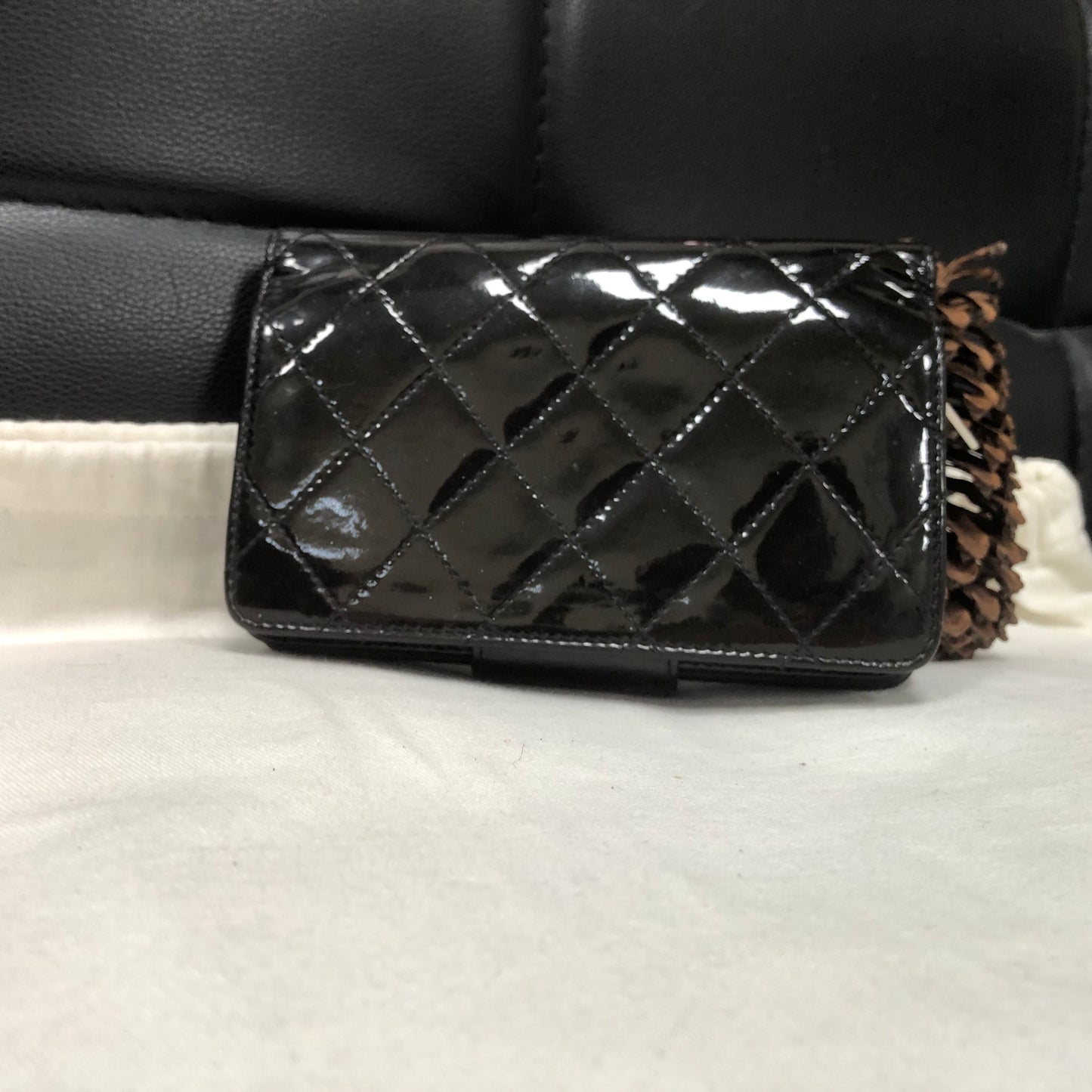 Chanel - 2.55 - Patent leather - Black - (Other)