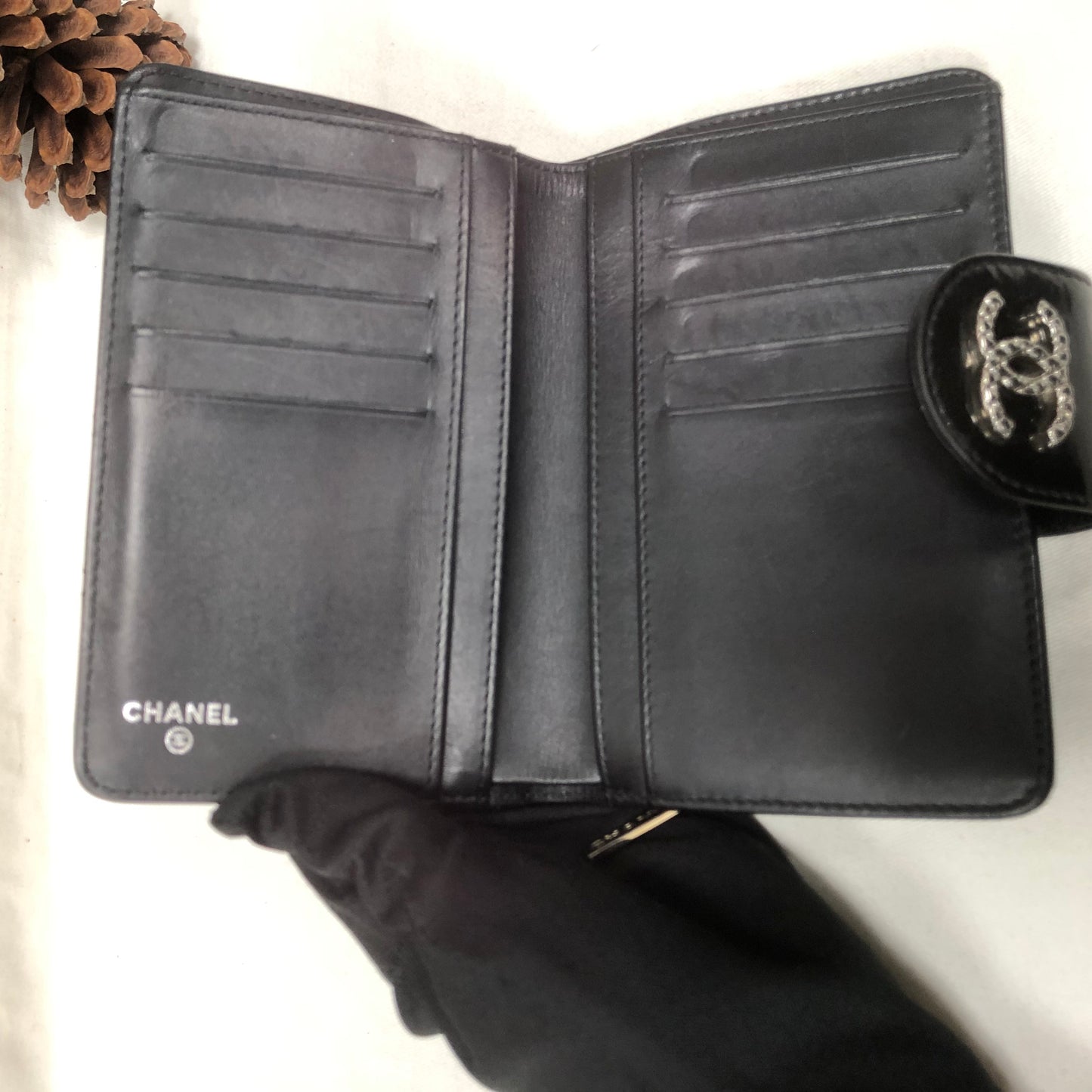 Chanel - 2.55 - Patent leather - Black - (Other)