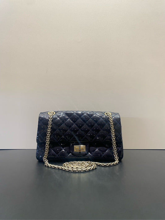 Chanel - 2.55 - Patent leather - Black - (small)