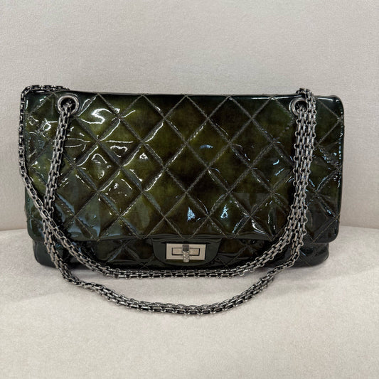 Chanel - 2.55 - Patent leather - Green - (Other)