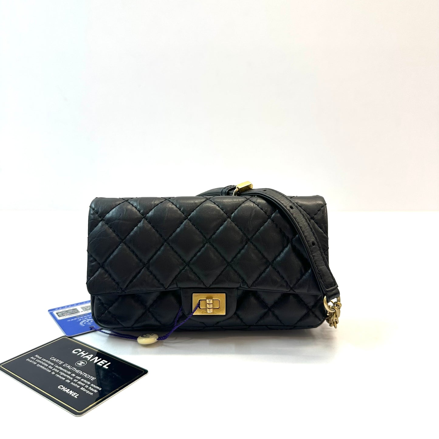 Chanel - 2.55 Reissue - Leather - Black - (mini)