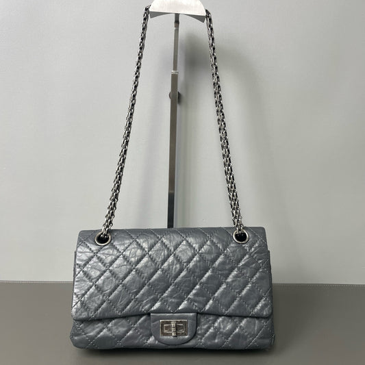 Chanel - 2.55 Reissue - Leather - Grey - (small)