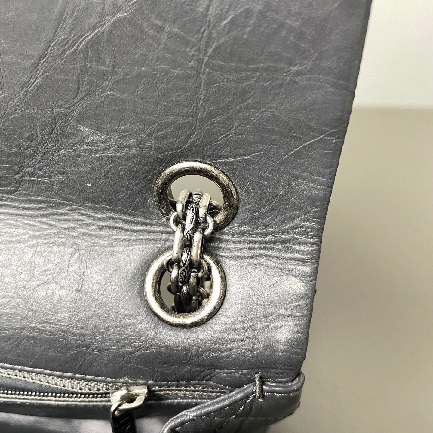 Chanel - 2.55 Reissue - Leather - Grey - (small)