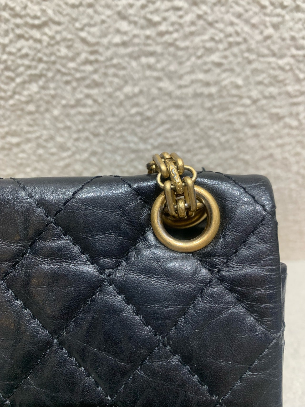 Chanel - 2.55 Reissue Mini - Vintage calfskin leather - Black with Gold-Tone Hardware - (mini)