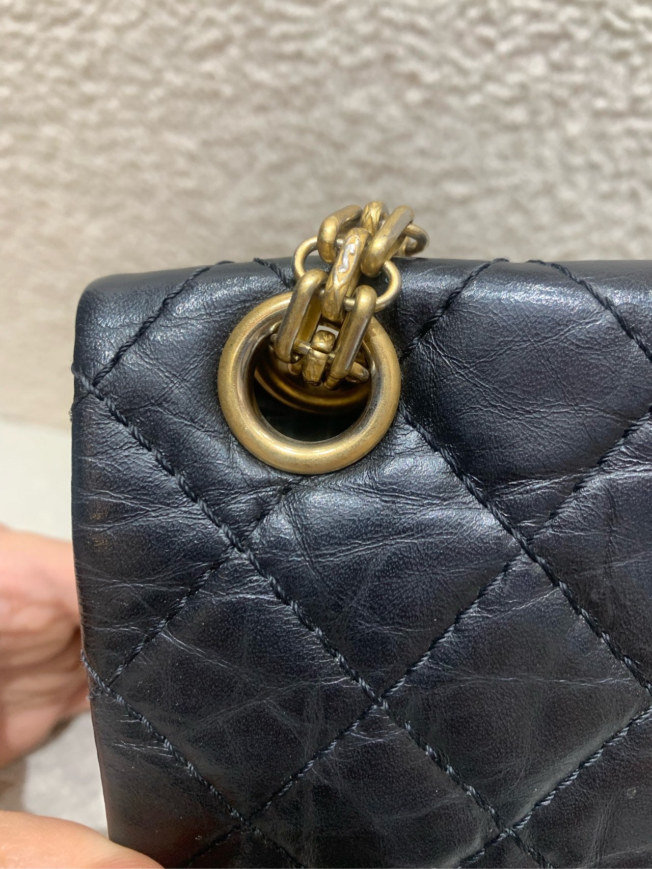 Chanel - 2.55 Reissue Mini - Vintage calfskin leather - Black with Gold-Tone Hardware - (mini)