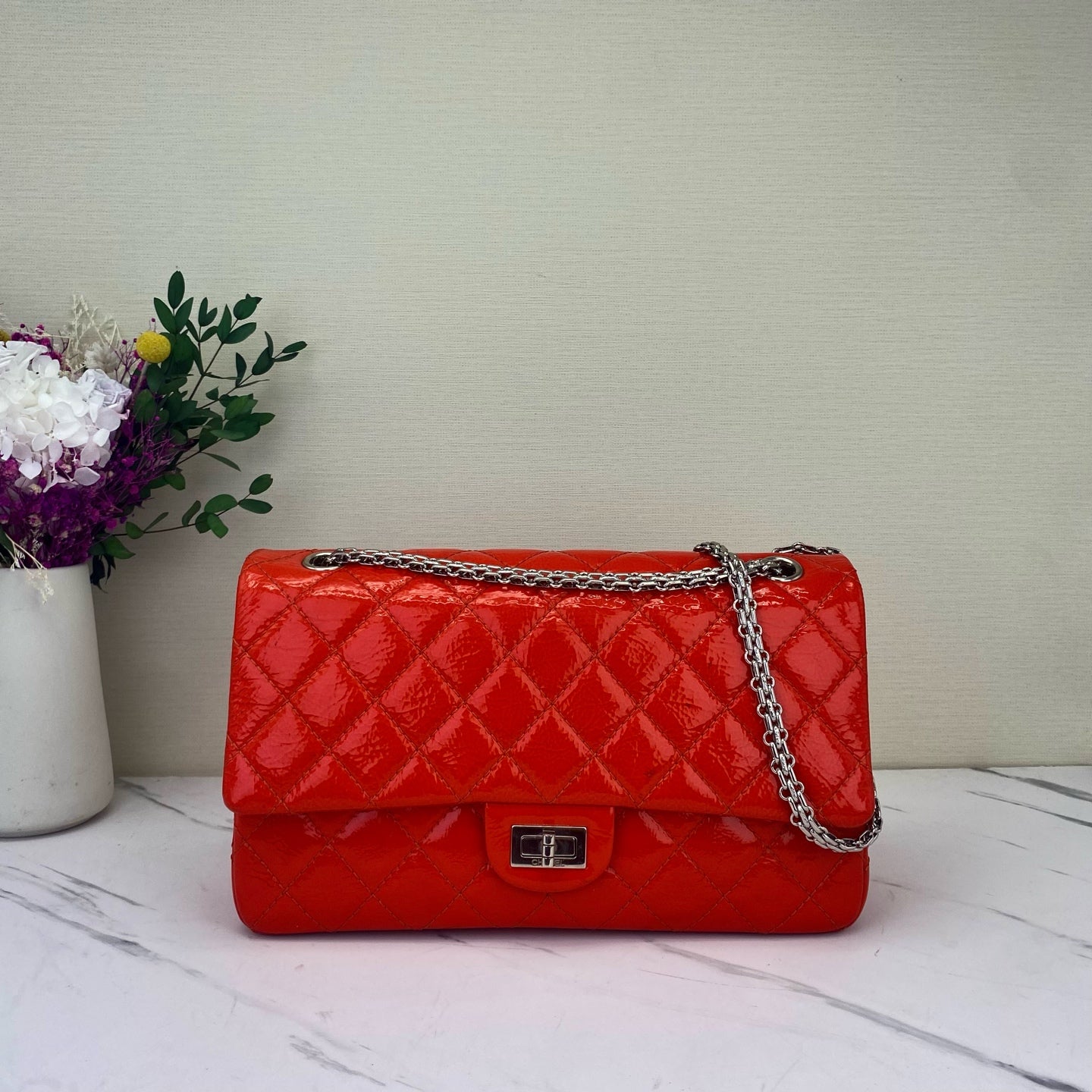 Chanel - 2.55 Reissue - Patent leather - Red - (small)