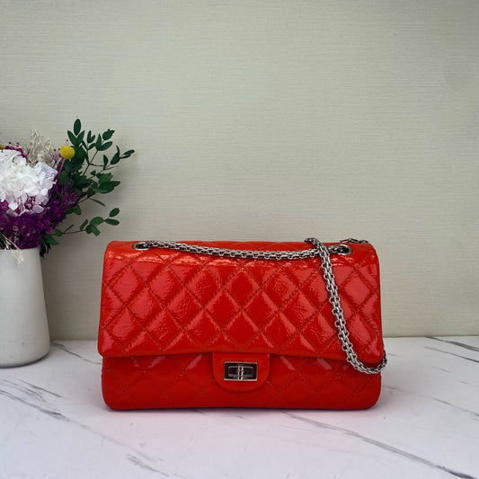 Chanel - 2.55 Reissue - Patent leather - Red - (small)