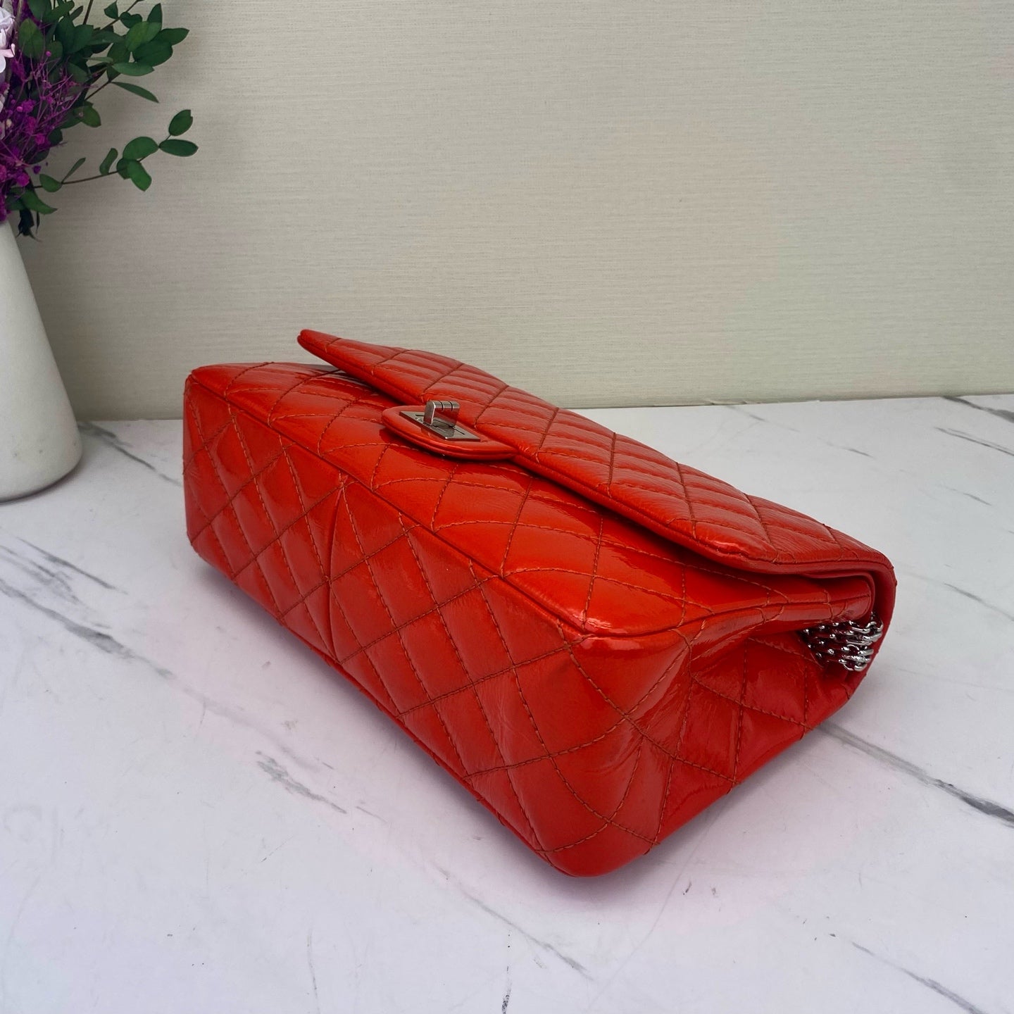 Chanel - 2.55 Reissue - Patent leather - Red - (small)
