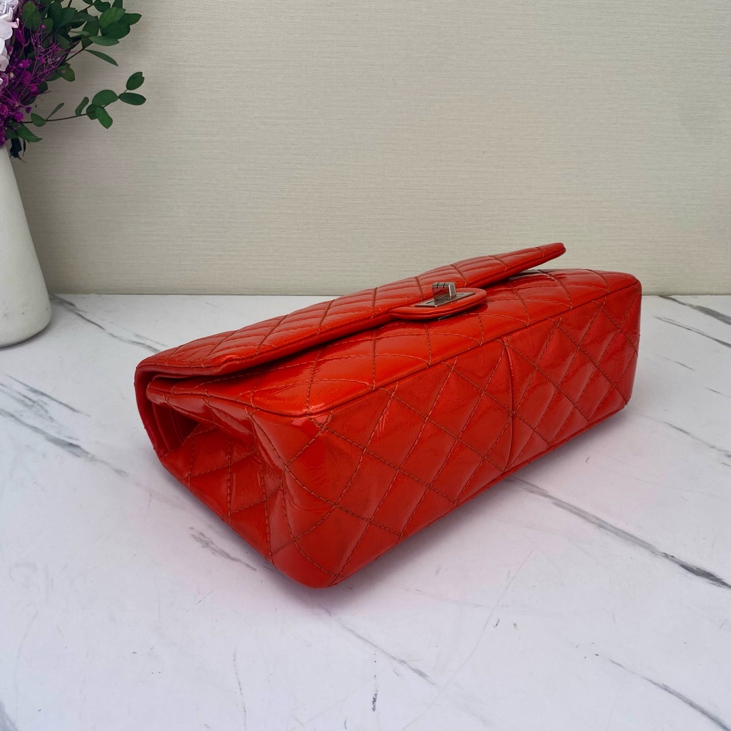 Chanel - 2.55 Reissue - Patent leather - Red - (small)