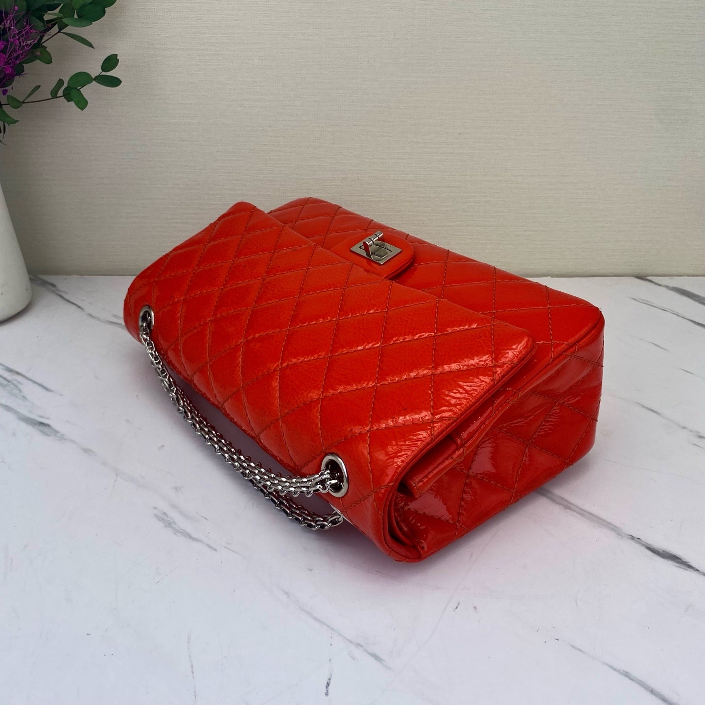 Chanel - 2.55 Reissue - Patent leather - Red - (small)