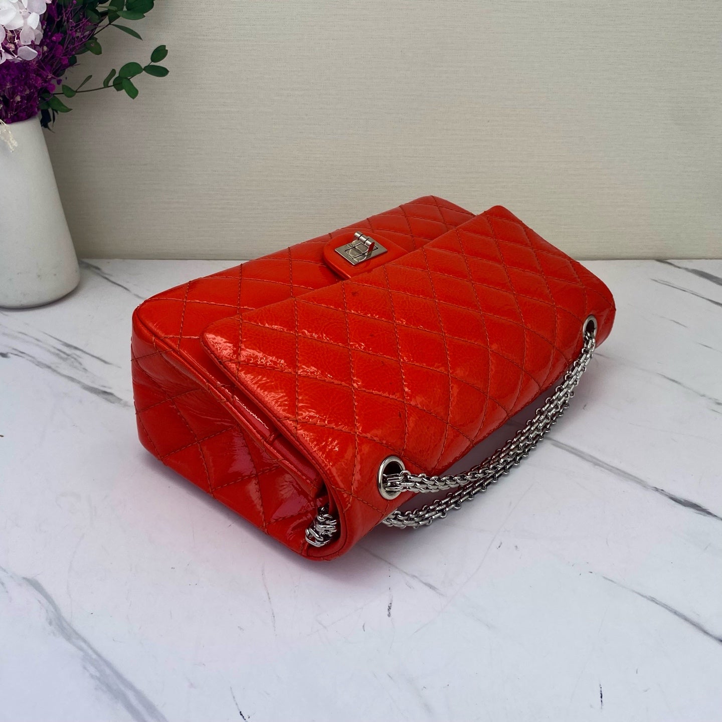 Chanel - 2.55 Reissue - Patent leather - Red - (small)