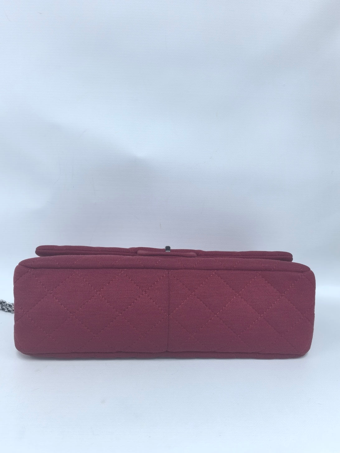 Chanel - 2.55 Reissue - Quilted fabric - Rose Red with Silver-Tone Hardware - (Small)