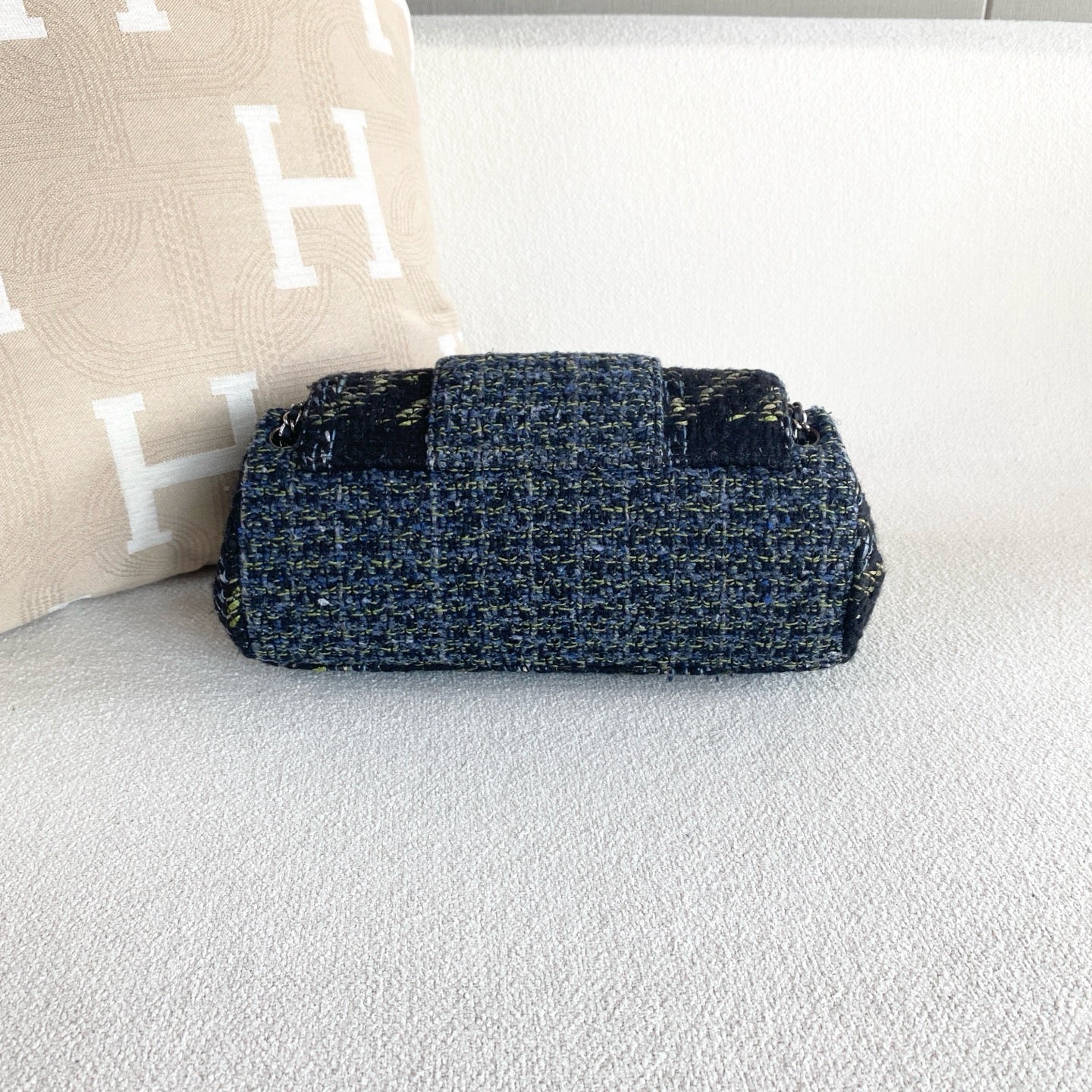 Chanel - 2.55 - Tweed - Blue - (mini)