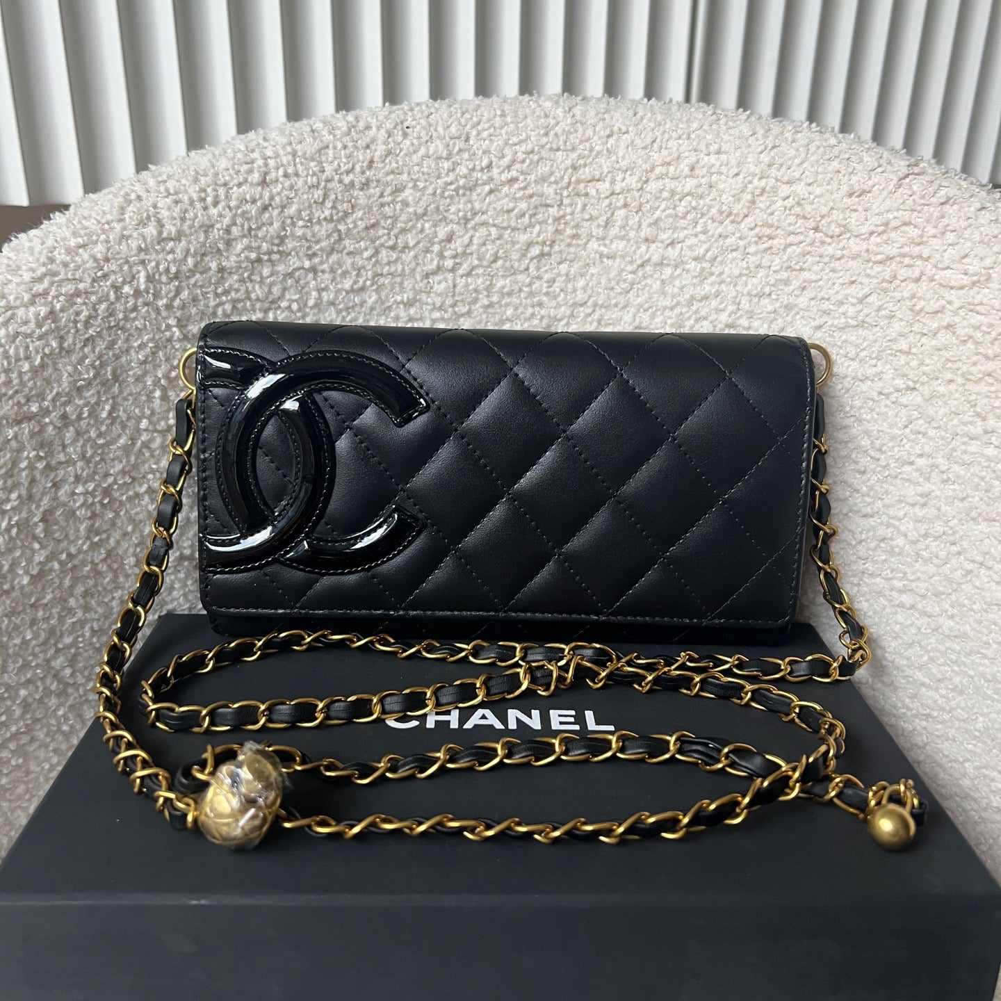 Chanel - 2.55 Wallet On Chain - Leather - Black - (medium)