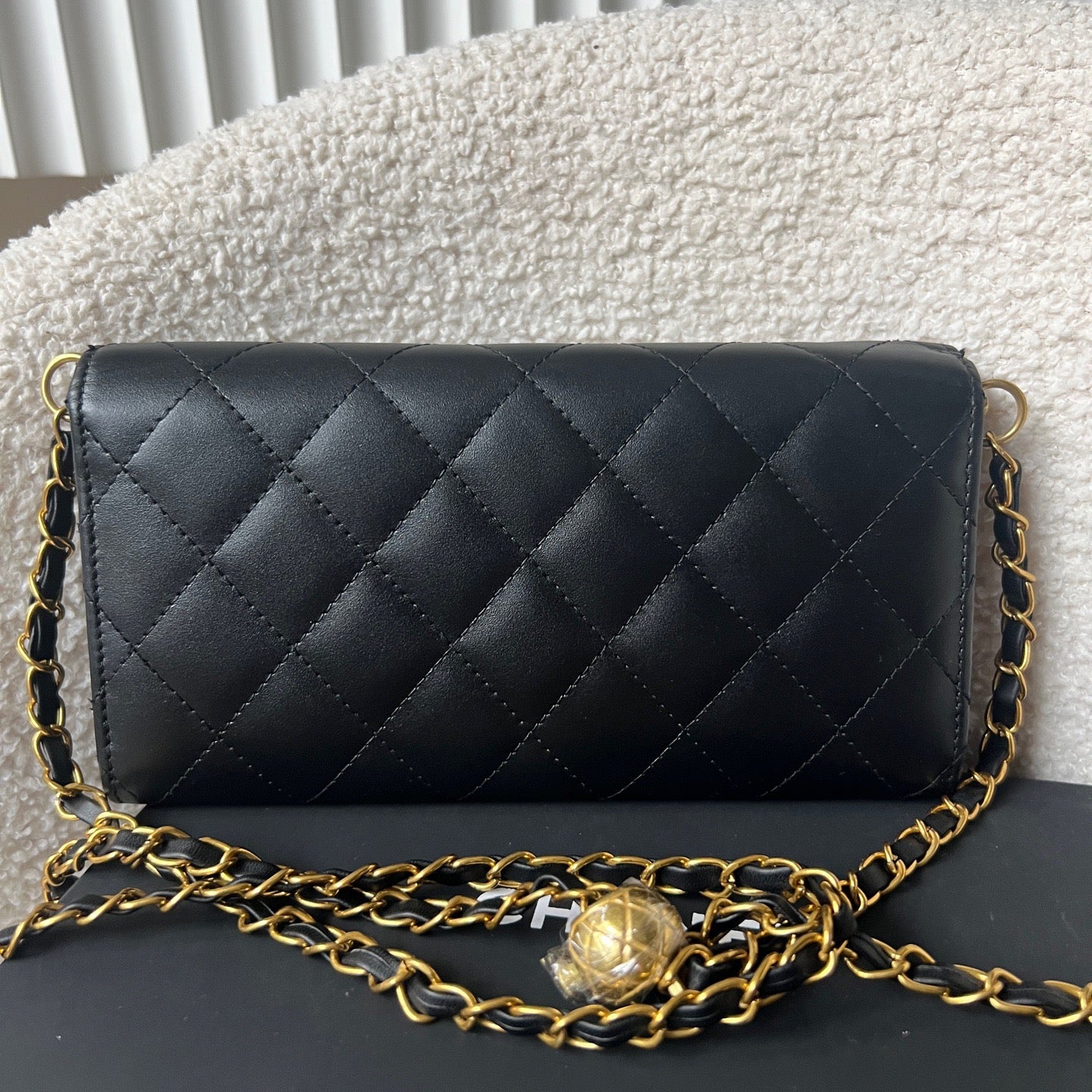 Chanel - 2.55 Wallet On Chain - Leather - Black - (medium)