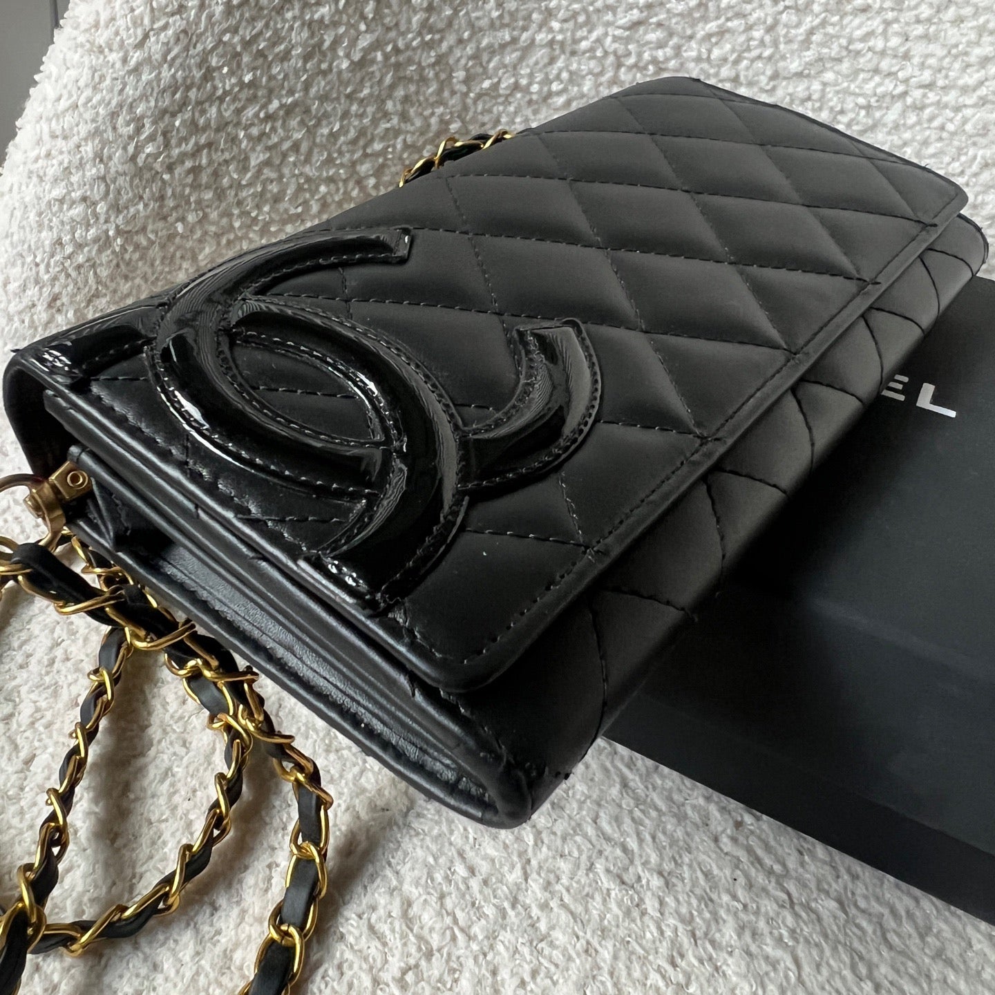 Chanel - 2.55 Wallet On Chain - Leather - Black - (medium)