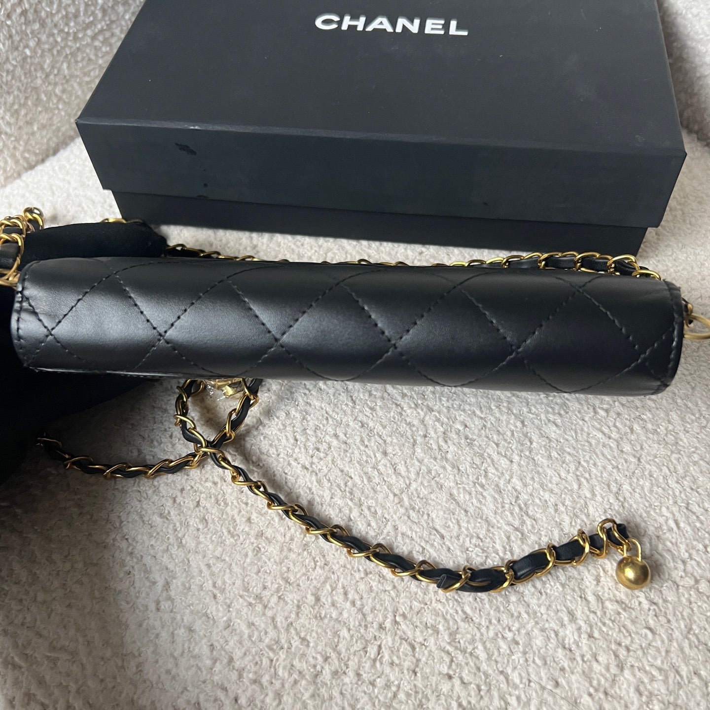 Chanel - 2.55 Wallet On Chain - Leather - Black - (medium)