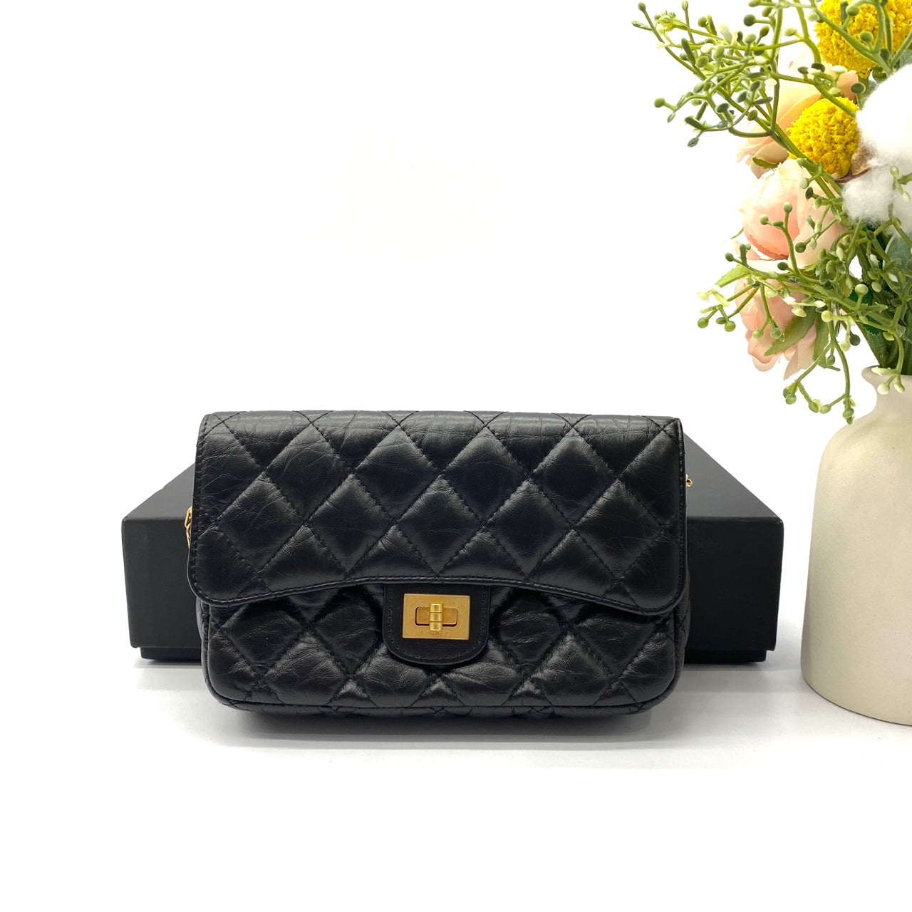 Chanel - 2.55 WOC - Leather - Black