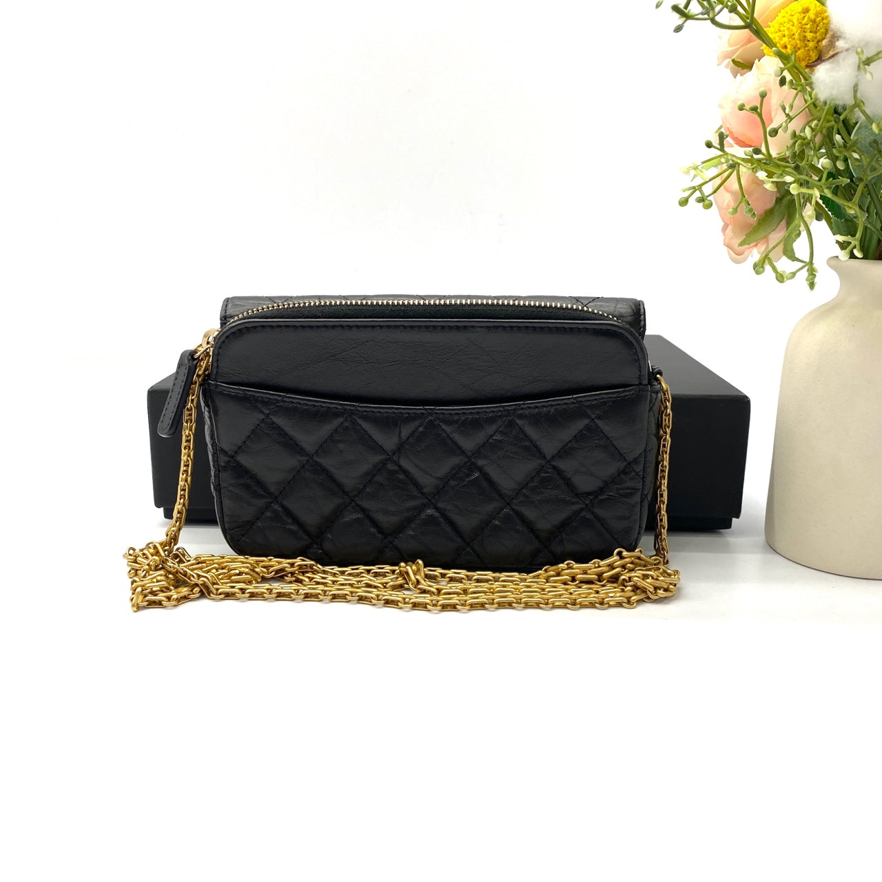 Chanel - 2.55 WOC - Leather - Black