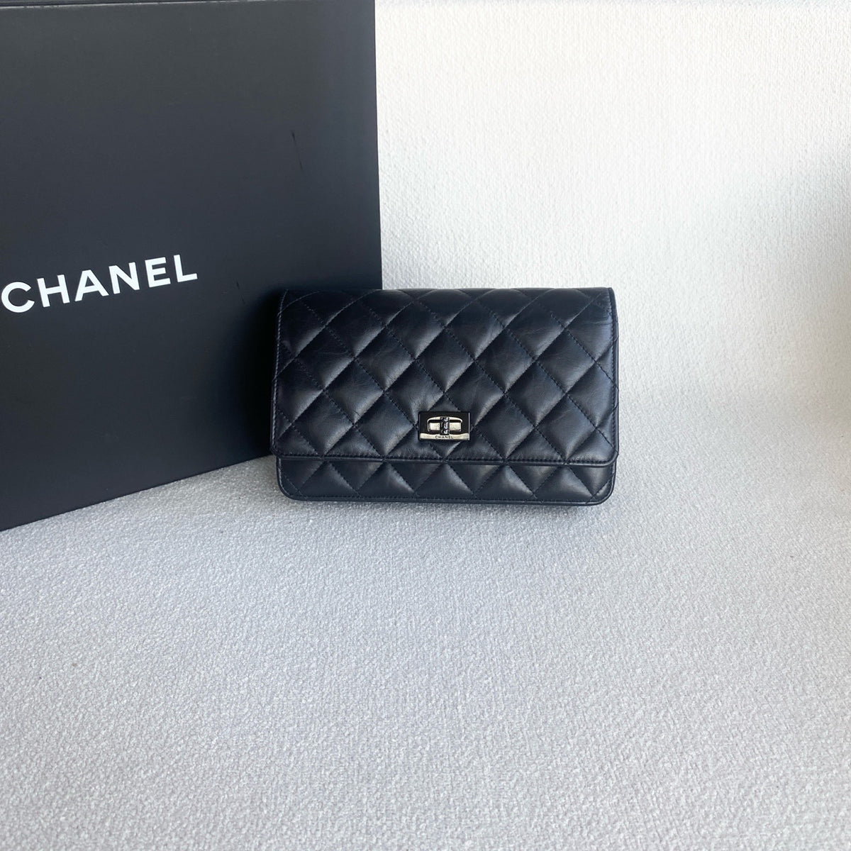 Chanel - 2.55 WOC - Leather - Black - (mini)