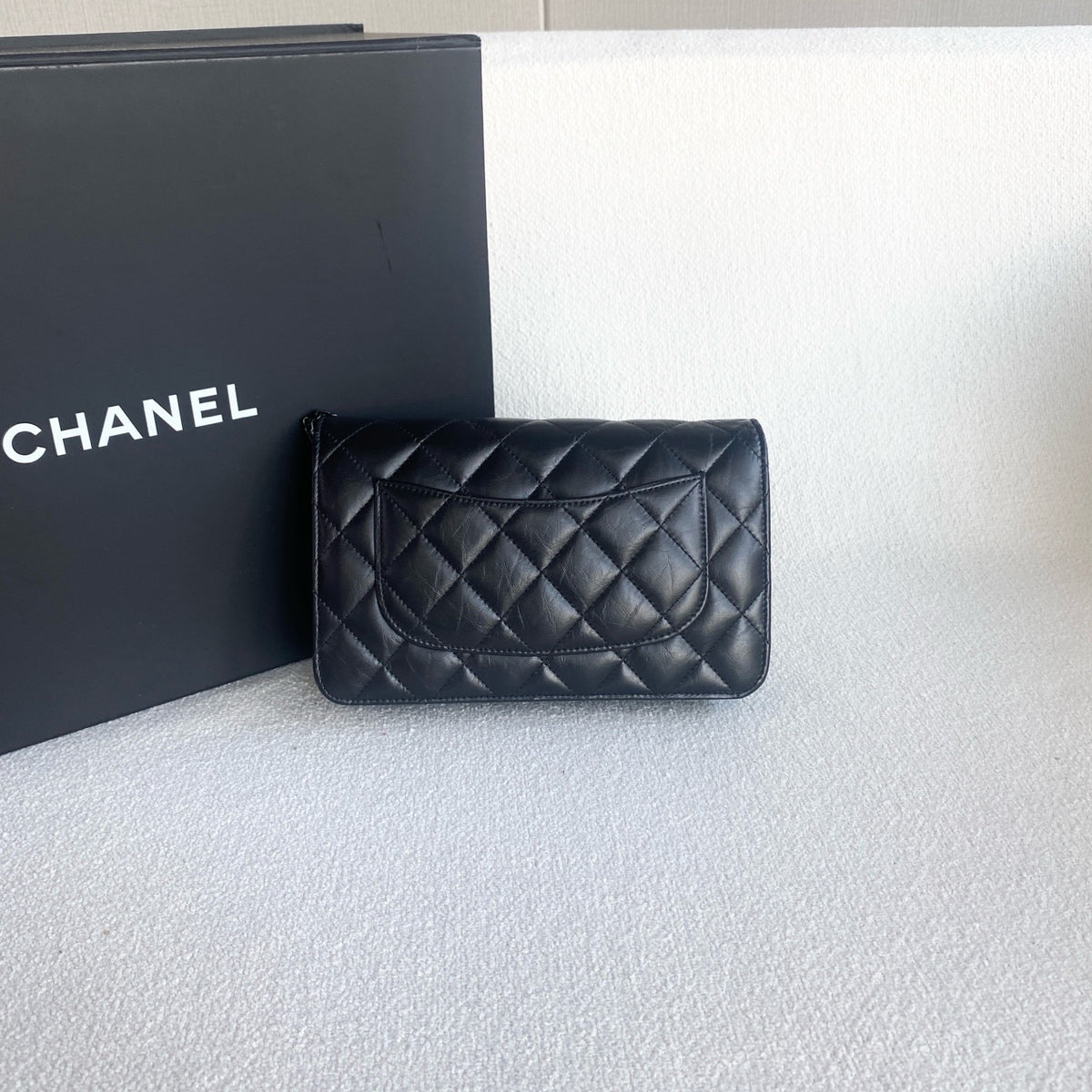 Chanel - 2.55 WOC - Leather - Black - (mini)