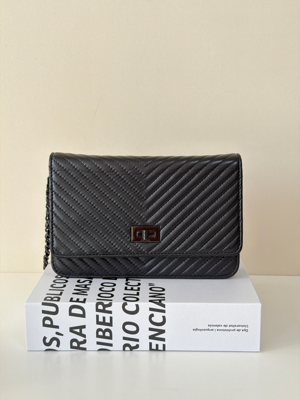 Chanel - 2.55 WOC - Leather - Black - (small)