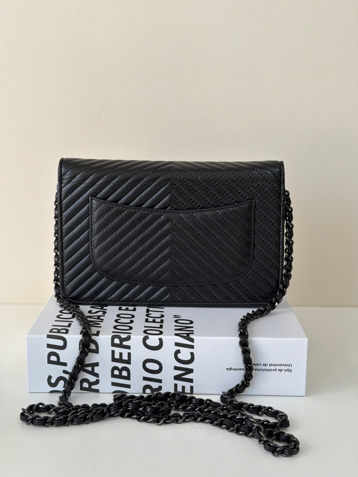 Chanel - 2.55 WOC - Leather - Black - (small)