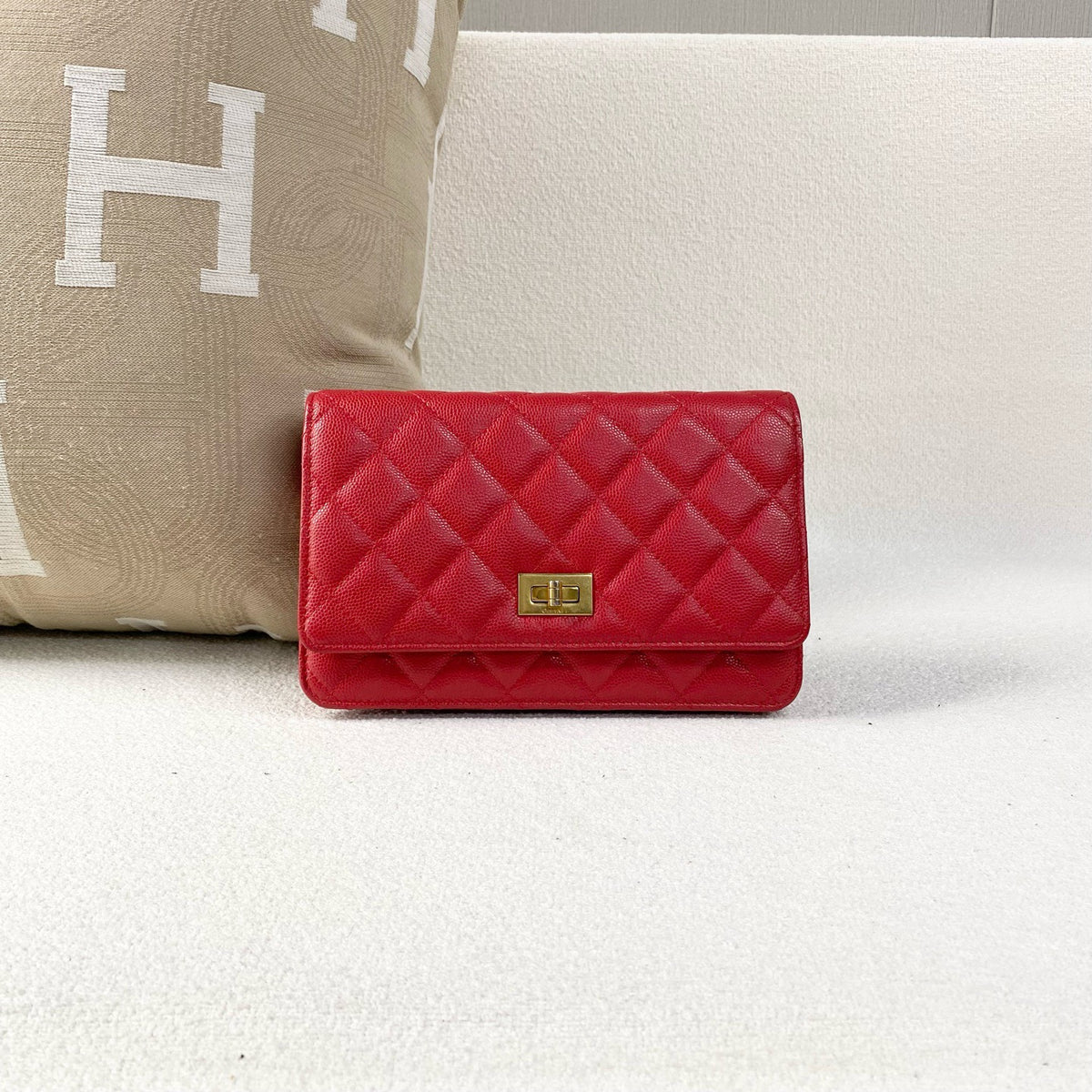 Chanel - 2.55 WOC - Leather - Red - (mini)