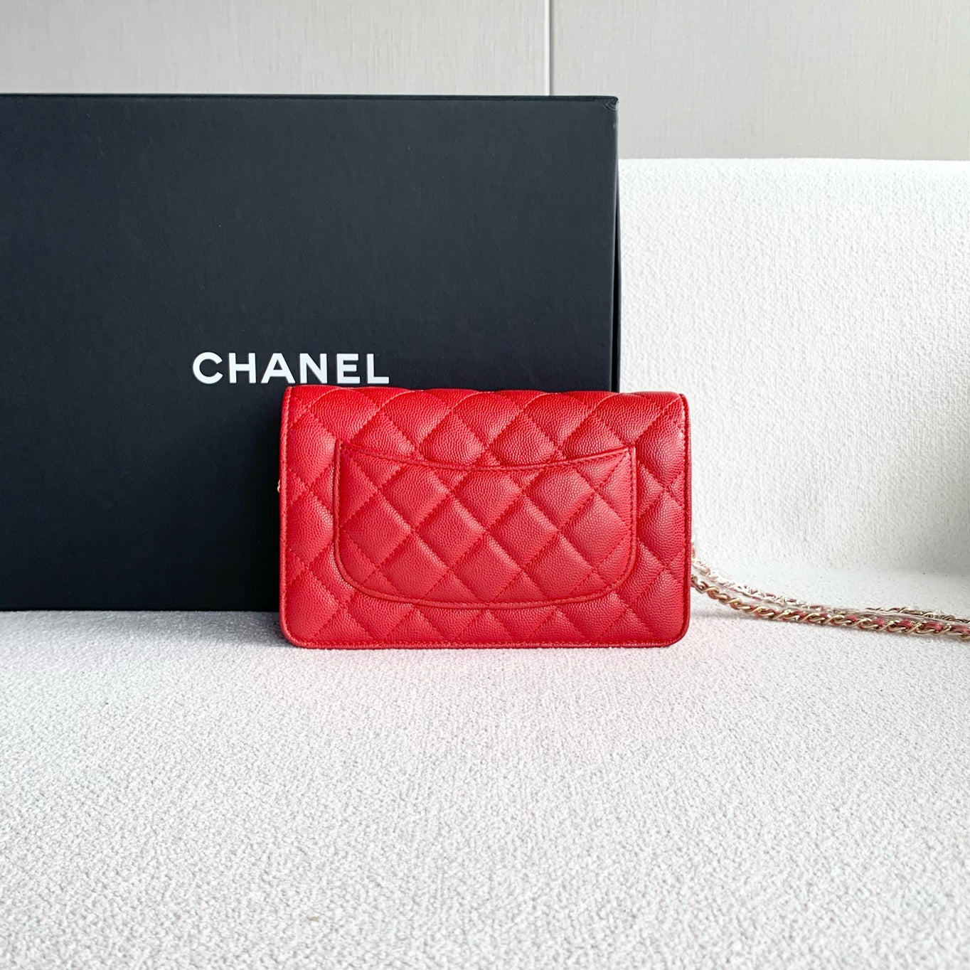 Chanel - 2.55 WOC - Leather - Red - (mini)