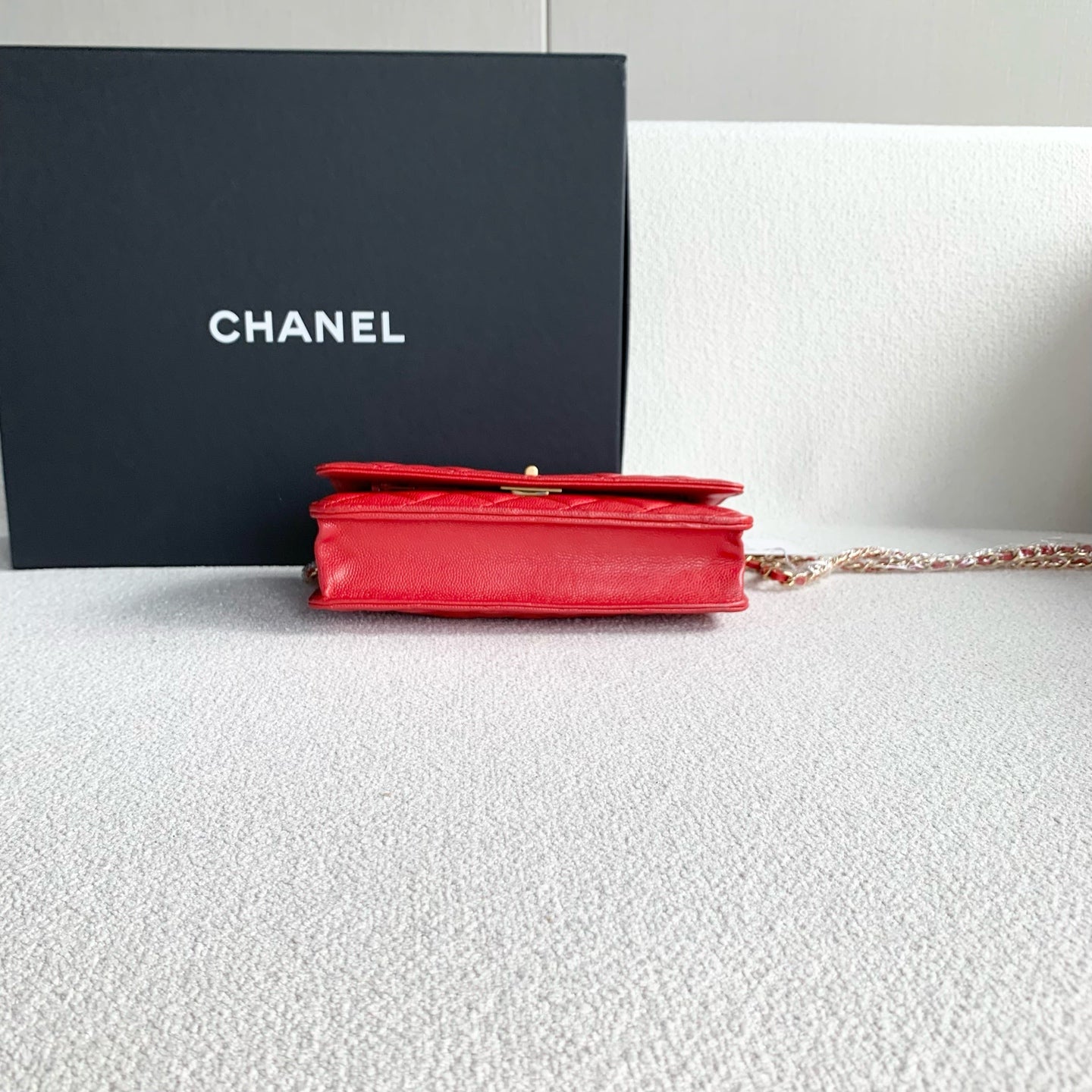 Chanel - 2.55 WOC - Leather - Red - (mini)
