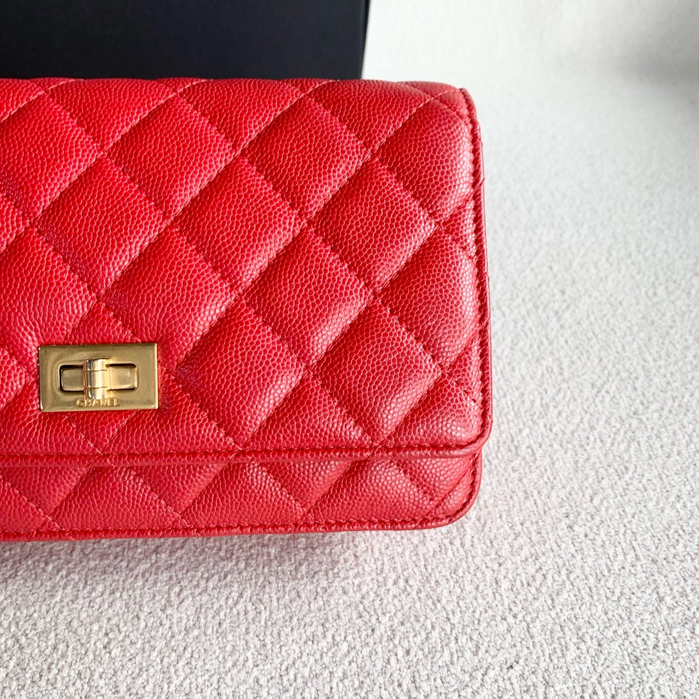 Chanel - 2.55 WOC - Leather - Red - (mini)