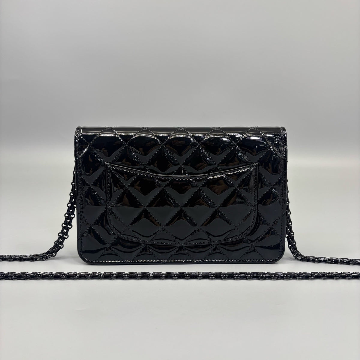 Chanel - 2.55 WOC - Patent leather - Black - (small)