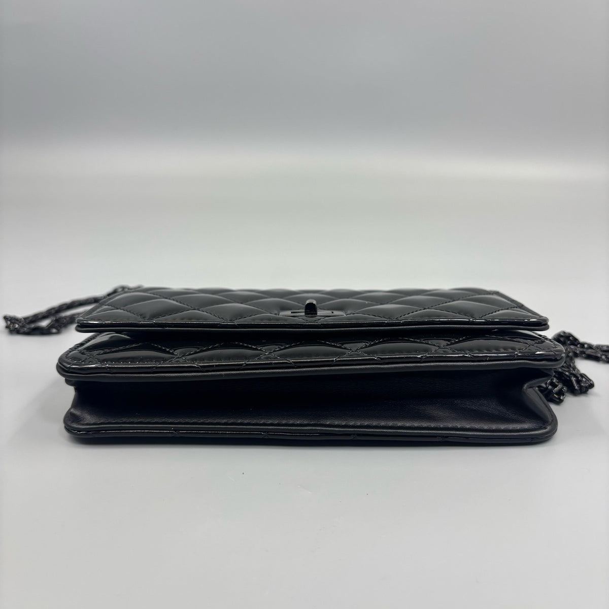 Chanel - 2.55 WOC - Patent leather - Black - (small)
