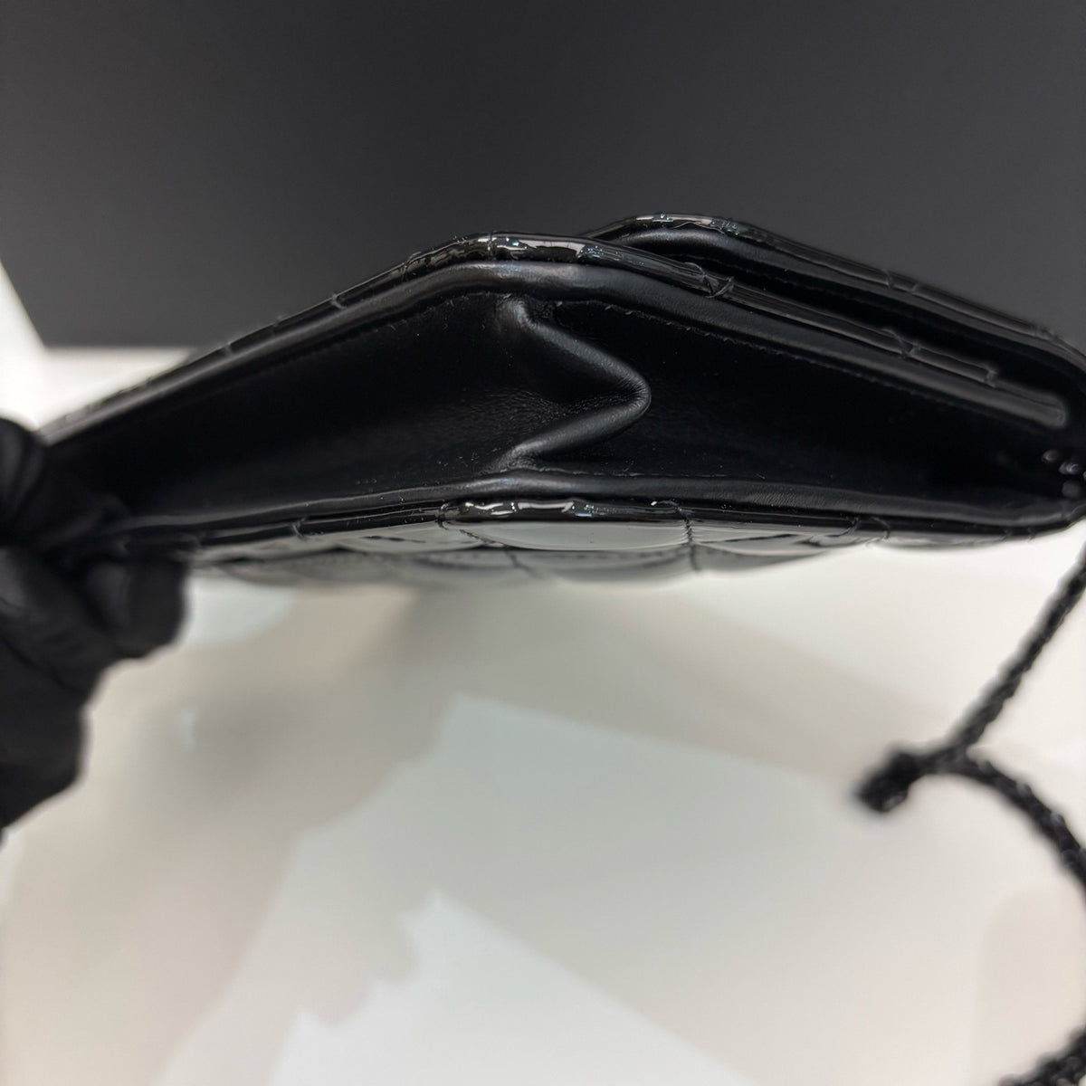 Chanel - 2.55 WOC So Black - Patent leather - Black - (small)