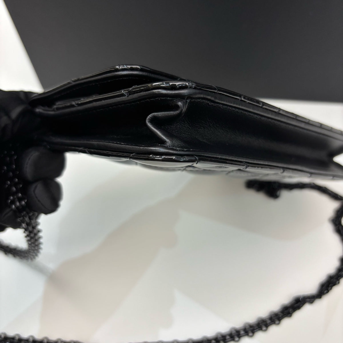 Chanel - 2.55 WOC So Black - Patent leather - Black - (small)