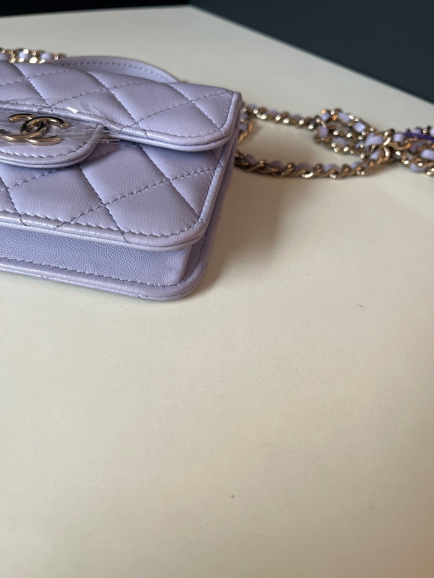 Chanel - 21K Small Handle Bag - Leather - Purple - (mini)