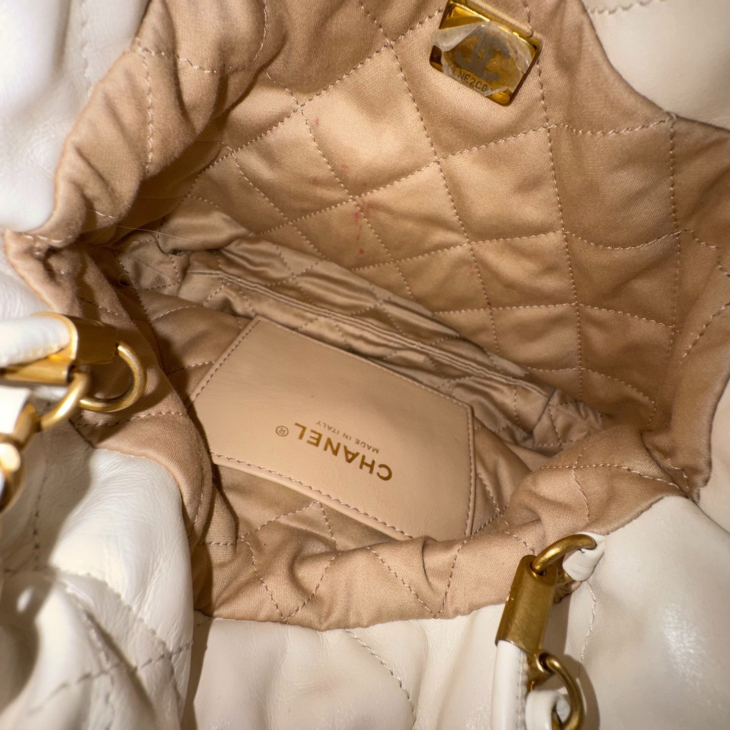 Chanel - 22 Bag Mini - Calfskin leather - White - (mini)